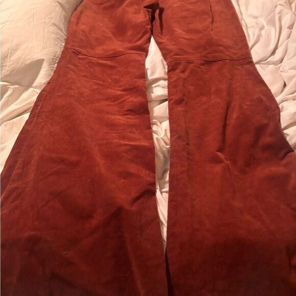 YMI Rust Corduroy Flare Pants - Picture 4 of 4